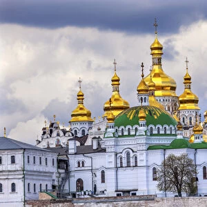 Uspenskiy Cathedral Holy Assumption Pechrsk Lavra Cathedra Kiev Ukraine