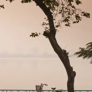 Vietnam, Hanoi, Tay Ho, West Lake, bicycle Vietnam, Hanoi, Tay Ho, West Lake, bicycle