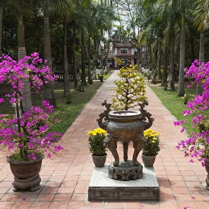 Vietnam, Hue, Dieu De Pagoda, exterior detail