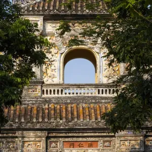 Vietnam, Hue, Hue Imperial City, East Gate, Hien Nhon Gate detail Vietnam, Hue, Hue Imperial City, East Gate, Hien Nhon Gate detail