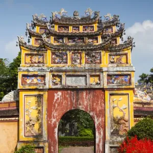 To Mieu Temple Complex Print, Hue Imperial City Exterior To Mieu Temple Complex Print, Hue Imperial City Exterior