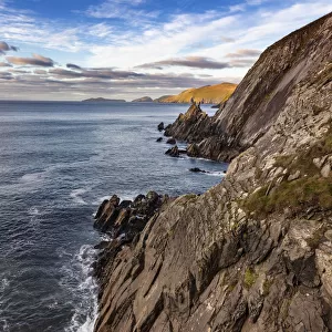 View of the Blasket Islands from Dunmore Head the westernmost point of Europe