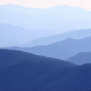 View of Smoky Mountain Range from Clingmans Dome