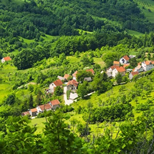 Village in the mountain, Central Bosnia