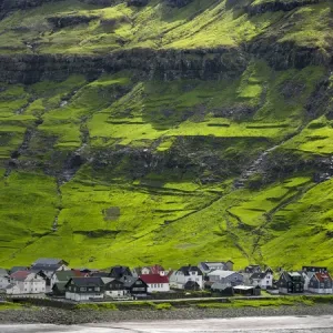 Village Tjornuvik Print, Streymoy Island, Faroe Islands Village Tjornuvik Print, Streymoy Island, Faroe Islands