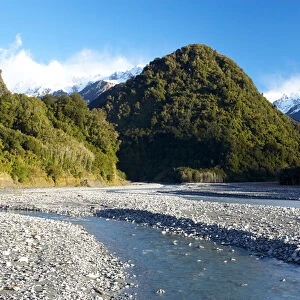 Waiho River, near Franz Josef Glacier, West Coast, South Island, New Zealand