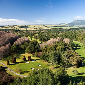 Wairakei International Golf Course, near Taupo, North Island, New Zealand - aerial