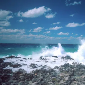 Waves in the Grand Cayman Islands