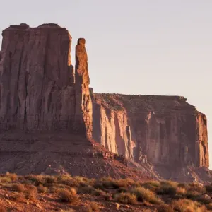 West Mitten, Monument Valley Navajo Tribal Park, Monument Valley, Utah, USA