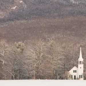 The Wonalancet Union Chapel in Wonalancet, New Hampshire. White Mountains