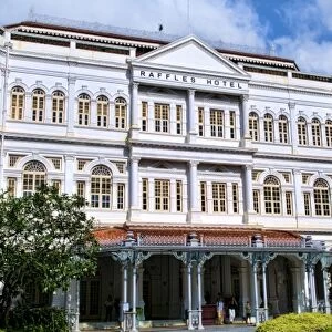 World exclusive Raffles Hotel built in 1887, Singapore
