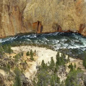 The Yellowstone River from Lookout Point, Yellowstone National Park, Wyoming The Yellowstone River from Lookout Point, Yellowstone National Park, Wyoming