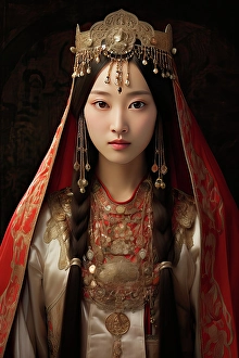 AI Generated Image Prints: 13th century Mongolian queen. ©Jim Zuckerman / Jaynes Gallery / DanitaDelimont.com