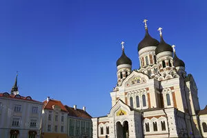 18th century Alexandr Nevsky Cathedral in Tallinn, Estonia