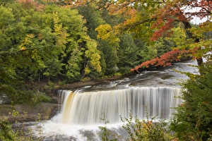 Paradise Prints: 64797-00707 Tahquamenon Falls in fall, Chippewa County, MI