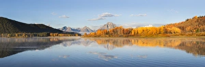 67545-08902 Sunrise at Oxbow Bend in fall, Grand Teton National Park, WY