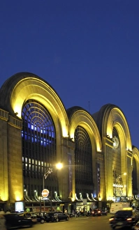 Buenos Aires Prints: Abasto market, along Avenida Corrientes in Buenos Aires