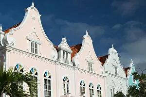Images Dated 25th January 2006: ABC Islands - ARUBA - Oranjestad: Downtown Dutch Architecture Detail