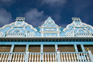 Images Dated 25th January 2006: ABC Islands - ARUBA - Oranjestad: Downtown Dutch Architecture Detail