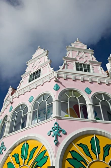 Images Dated 25th January 2006: ABC Islands - ARUBA - Oranjestad: Downtown Dutch Architecture Detail