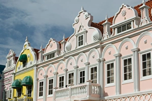 Images Dated 25th January 2006: ABC Islands - ARUBA - Oranjestad: Downtown Dutch Architecture