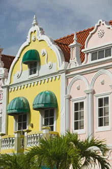 Images Dated 25th January 2006: ABC Islands - ARUBA - Oranjestad: Downtown Dutch Architecture