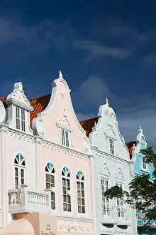 Images Dated 25th January 2006: ABC Islands - ARUBA - Oranjestad: Downtown Dutch Architecture Detail