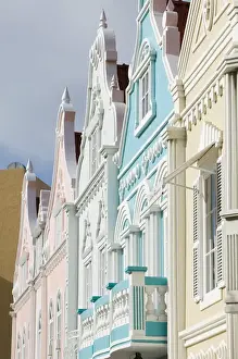 Images Dated 25th January 2006: ABC Islands - ARUBA - Oranjestad: Downtown Dutch Architecture Detail