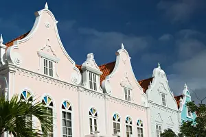 Images Dated 25th January 2006: ABC Islands - ARUBA - Oranjestad: Downtown Dutch Architecture Detail