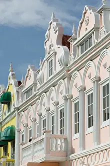 Images Dated 25th January 2006: ABC Islands - ARUBA - Oranjestad: Downtown Dutch Architecture