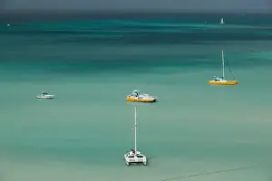 Images Dated 24th January 2006: ABC Islands - ARUBA - Palm Beach: High Rise Resort Area / Palm Beach / from Wyndham