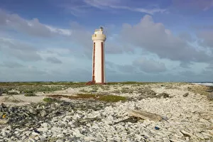 Images Dated 27th January 2006: ABC Islands - BONAIRE - Lacre Punt: Willemstoren Lighthouse / South End / Sunset