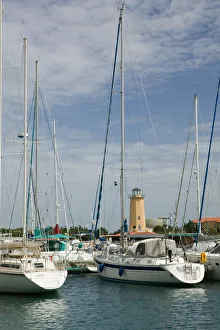 Images Dated 26th January 2006: ABC Islands - BONAIRE - Noord Di Salina: Marina & Lighthouse