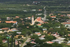 Images Dated 27th January 2006: ABC Islands - BONAIRE - Rincon: High Vantage View of Rincon Town