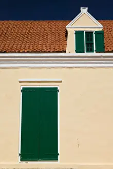 Curacao Prints: ABC Islands - CURACAO - Kas Abou: Details of the Landhuis Kas Abou Plantation House
