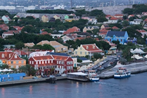 Images Dated 29th January 2006: ABC Islands - CURACAO - Willemstad: Otrobanda - Otrobanda Waterfront / Dusk