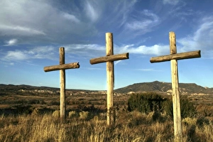 Images Dated 4th November 2009: Abiquiu, New Mexico, United States. Spanish penitente morada