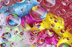 Bubble Prints: Abstract of bubbles of color. Credit as: Nancy Rotenberg / Jaynes Gallery / DanitaDelimont
