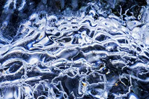 Abstract ice patterns background Diamond Beach Jokulsarlon Glacier Lagoon Vatnajokull