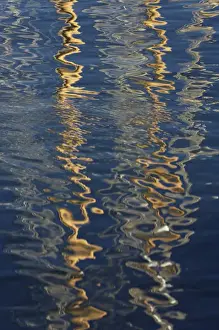 Rockport Prints: Abstract reflection on water, Rockport, Massachusetts