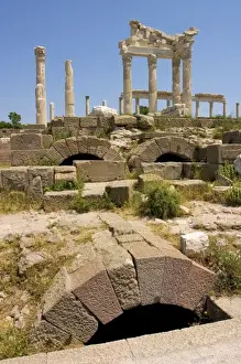 Important Prints: Acropolis of Pergamon (Pergamum / Bergama) Western Turkey