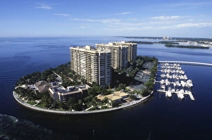 Miami Prints: Aerial of Miami area, Florida, USA