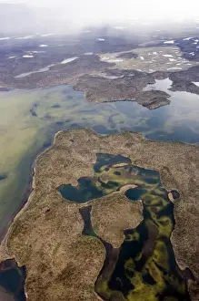 Terrain Prints: An aerial view of the arctic wilderness in the heart of the Arctic National Wildlife Refuge