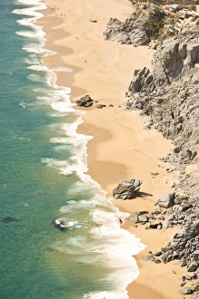 Images Dated 19th November 2007: Aerial view of Cabo San Lucas from ultralight aircraft, Baja California, Mexico (RF)