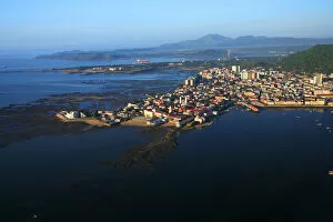 Images Dated 15th February 2007: aerial view of Casco Viejo, the old colonial part of Panama City, Panama