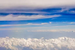 Cloudscape Prints: Aerial view of clouds, China