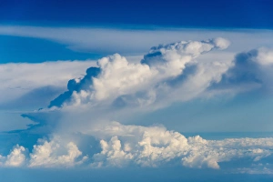 Images Dated 18th June 2015: Aerial view of clouds, Indonesia