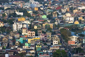 Region Prints: Aerial view of colorful houses, Manila, Philippines