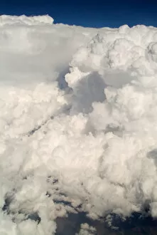 An aerial view of Cumulonimbus clouds