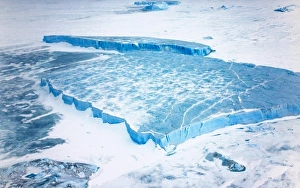 Images Dated 17th August 2011: Aerial view of iceberg, Antarctica